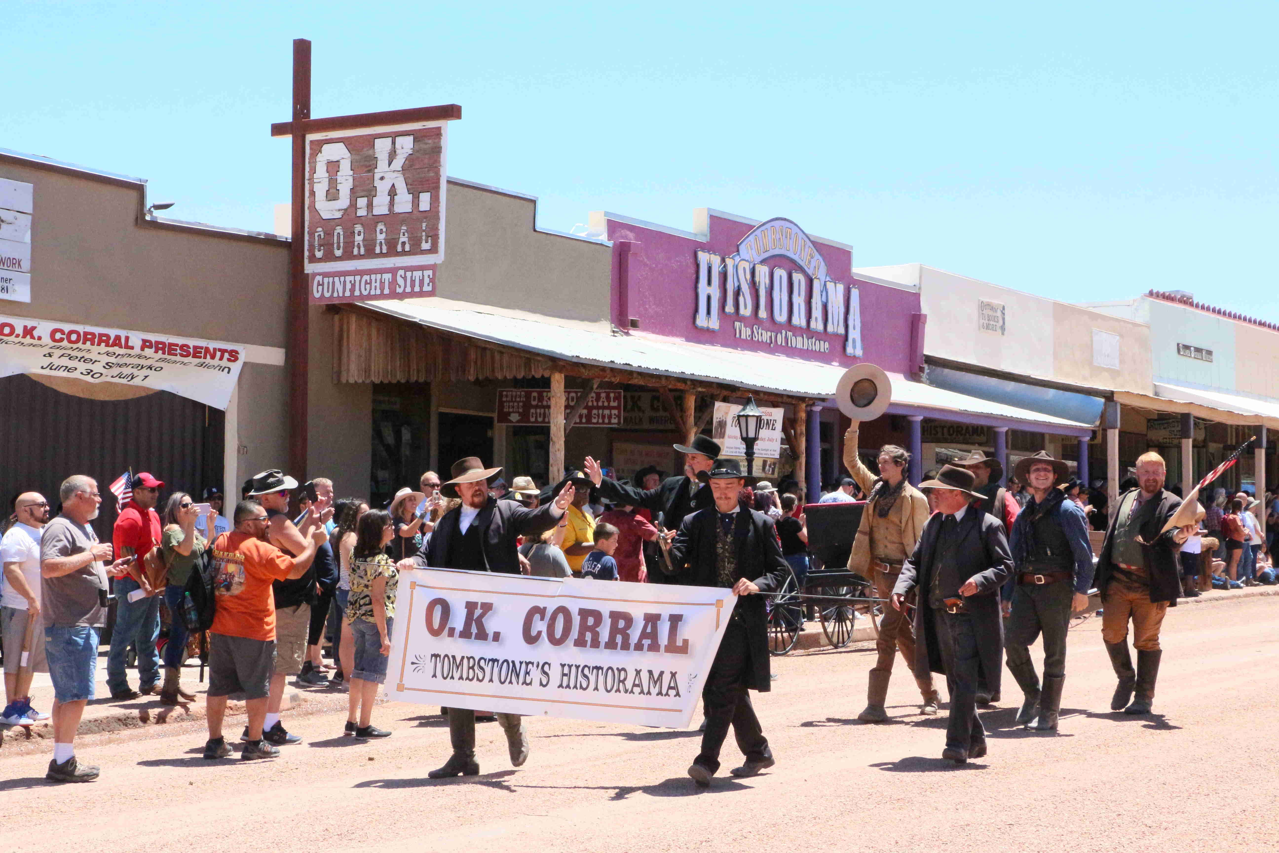 O.K. Corral Gunfight Site, Tombstone AZ: 25th Anniversary of the Movie